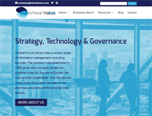 Tablet Screenshot of intranetfocus.com